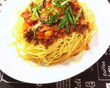 大葉でさっぱり☆ミートソースパスタ作り方7写真