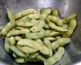 レンジで簡単！ピリ辛☆枝豆の下処理~作り方2写真