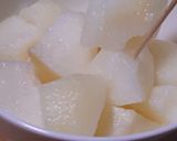 梨はひとくちカットが食べやすい♡作り方1写真
