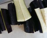 ごま油炒めの茄子のお浸し作り方1写真