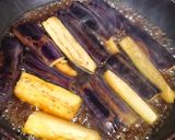 ごま油炒めの茄子のお浸し作り方3写真