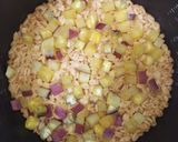 100%押し麦の豆味噌さつま芋麦飯作り方12写真