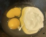 ヨーグルト・卵・HMでしっとりパンケーキ作り方1写真