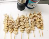 鶏皮バジル焼き作り方7写真