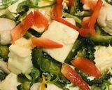 あっさりだし風味の鶏肉ゴーヤーチャンプル作り方4写真