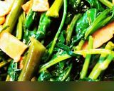 超簡単♪空芯菜とベーコンのバター醤油炒め作り方7写真