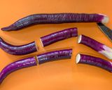 ひもなすの甘辛肉巻き作り方1写真