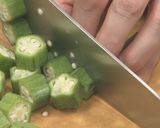 レンジで♪アサリとオクラのさっぱりうどん作り方3写真