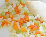 ころころ野菜のターメリックスープ ♪作り方2写真