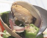 レンジで♪アサリとオクラのさっぱりうどん作り方8写真