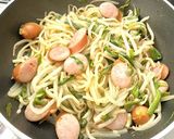 みりんで甘辛⭐️ニラもやし焼きそば作り方5写真