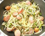 みりんで甘辛⭐️ニラもやし焼きそば作り方5写真