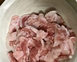 キャベツと豚肉の塩胡椒レモン炒め作り方2写真