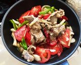 簡単ヘルシー☆夏野菜の牛すじ煮込み作り方9写真
