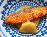 鮭と長芋のカレー粉照り焼き♪作り方6写真
