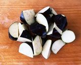 簡単ヘルシー☆豆腐と夏野菜の梅味噌煮作り方5写真