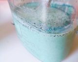 薬膳朝食スピルリナ鹹豆漿リナブルー蜂梨湯作り方4写真