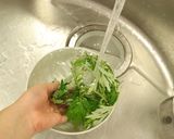 よもぎの生葉を使用した草餅作り方1写真