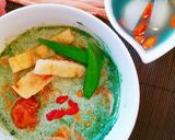 薬膳朝食スピルリナ鹹豆漿リナブルー蜂梨湯作り方9写真