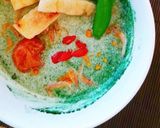 薬膳朝食スピルリナ鹹豆漿リナブルー蜂梨湯作り方8写真