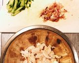 簡単！鳥ササミとみょうがの和え物作り方2写真