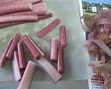 赤ズイキのお刺身サラダ作り方1写真