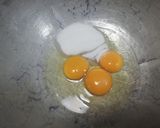 材料3つ♪フライパンで簡単プリン☆作り方2写真