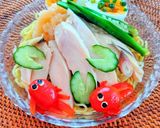 サラダチキンのおろしぶっかけ冷やし中華作り方5写真