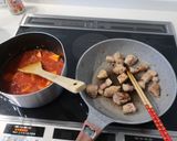 ポークカレー　焼き野菜添え作り方5写真