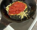 パスタを折っていれるver.さばトマト作り方3写真