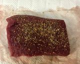 馬肉ステーキ作り方1写真