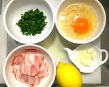 パセリとベーコン◎カルボナーラ風!?作り方1写真