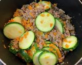 水なし☆牛肉とズッキーニのトマトカレー作り方4写真
