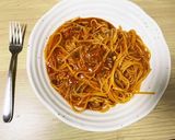 パスタを折っていれるver.さばトマト作り方10写真