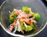 レンジで簡単！お弁当カニカマエビチリ作り方1写真