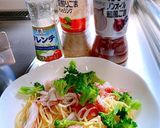 市販のドレッシングで仕上げる簡単スパサラ作り方7写真
