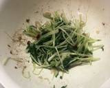 レンジで2分！水菜のアンチョビ和え作り方2写真