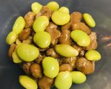 毎日の納豆●緑あざやかな枝豆とあわせて作り方2写真