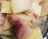 桃だけフルーツポンチ●炭酸飲料で作る作り方1写真