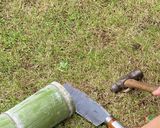 本格的そうめん流し！作り方！竹の割り方作り方3写真