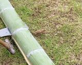 本格的そうめん流し！作り方！竹の割り方作り方7写真