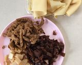 豆腐皮de春巻き作り方1写真