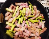 漬けない！味噌で厚切り豚ロースとアスパラ作り方3写真