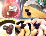 ロースハムエッグと桃のモーニング作り方4写真
