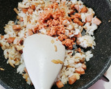 鮭フレークと大葉ときのこのピラフ作り方6写真