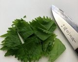 大葉のジェノベーゼソース180kcal作り方1写真
