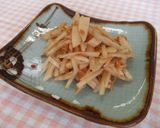 れんこんの梅きんぴら作り方10写真