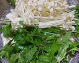 水菜と小エビのチヂミ作り方2写真
