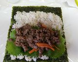 コストコのプルコギで簡単韓国風のり巻き作り方3写真