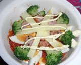 ゆで卵とブロッコリーのチーズ焼き作り方4写真